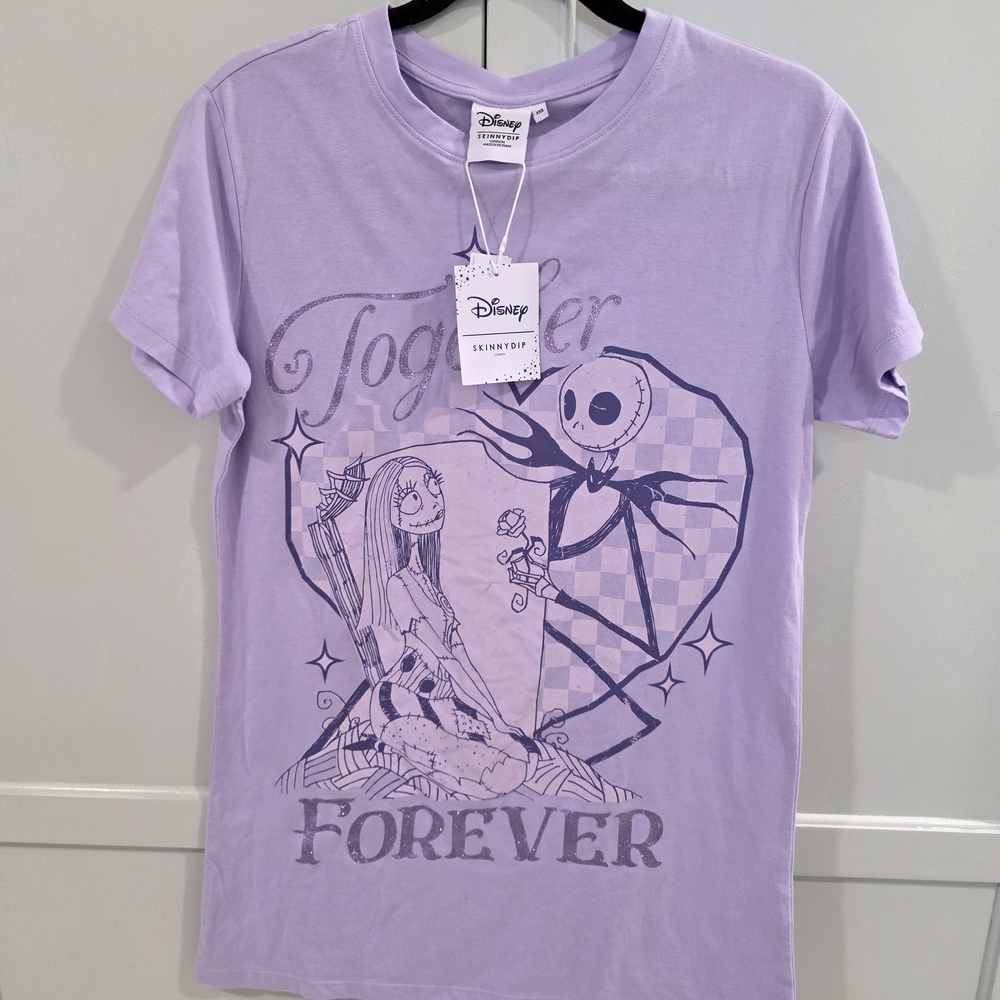 Disney Skinnydip Nightmare Before Christmas Sleep Shirt XXS Together Forever